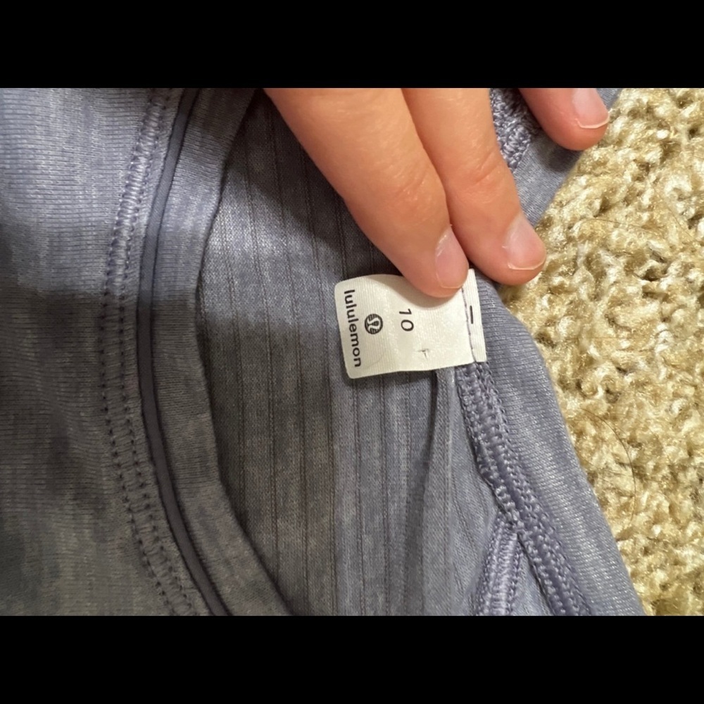 Lululemon Another Mile Short Sleeve Heathered Lilac Stone - Picture 2 of 3